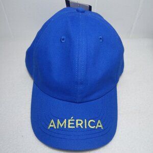 FAN INK CL-51 PRO Club America Licensed Cap Hat Ajustable Blue Soccer Football
